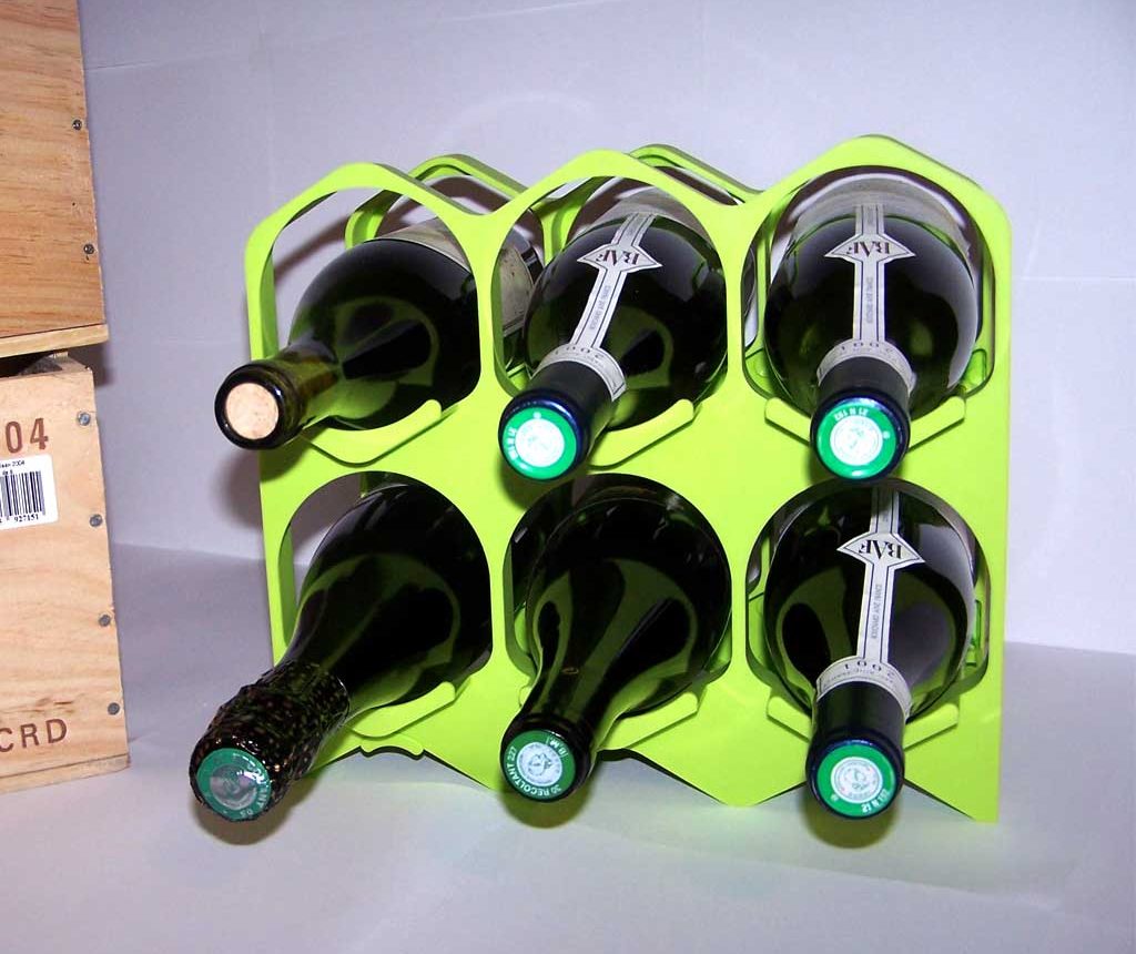 Les casiers Drinkcase permettent de ranger les bouteilles de vin tout en laissant visible les étiquettes