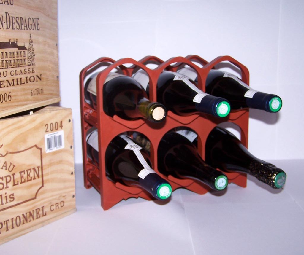 Les bouteilles de vin peuvent être rangées dans les casiers à bouteilles de Drinkcase