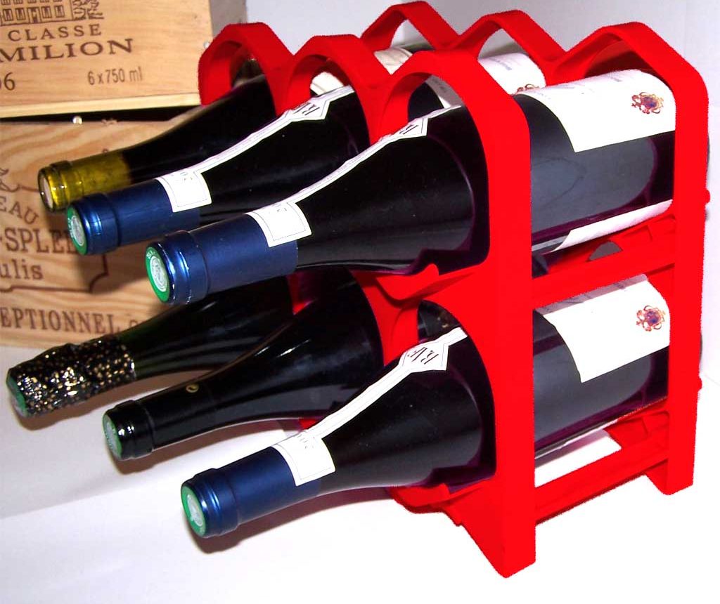 Les casiers Drinkcase peuvent accueillir des bouteilles de vin